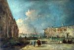 欧洲12-19世纪油画六_GUARDI, Francesco - A View near Venice